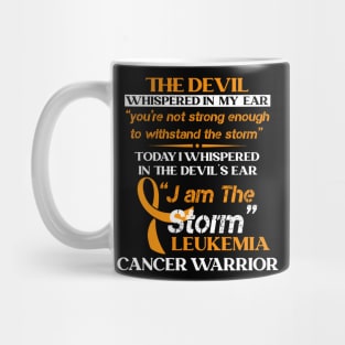 I Am the Storm Leukemia Cancer Warrior Mug